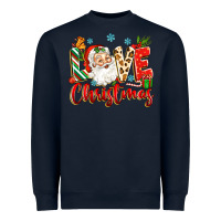 Navy love christmas Heavyweight Sweatshirt - Zillion Design Studio