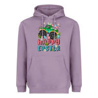 Lavender easter monster truck Heavyweight Hoodie - MaliasSmallBusiness