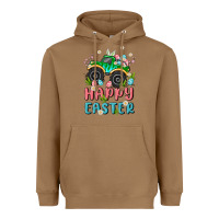Toasted Coconut easter monster truck Heavyweight Hoodie - MaliasSmallBusiness