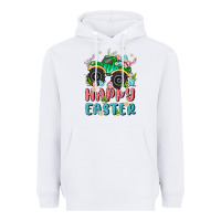 White easter monster truck Heavyweight Hoodie - MaliasSmallBusiness