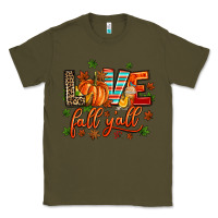 Army Green love fall  yall Classic Tee - AdoDesignShop