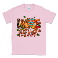 Bubblegum Pink love fall  yall Classic Tee - AdoDesignShop