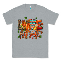 Heather Grey love fall  yall Classic Tee - AdoDesignShop