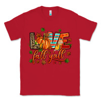 Red love fall  yall Classic Tee - AdoDesignShop