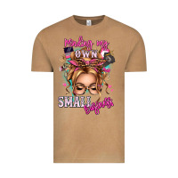Vintage Camel minding my own small business blonde messy bun Vintage Tee - texasbilliewilder