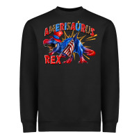 Black Amerisaurus rex Heavyweight Sweatshirt - texasbilliewilder