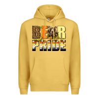 Antique Gold Western Bear Pride LGBTQ+ Premium Hoodie - BundleAndBundleShop