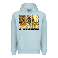Blue Mist Western Bear Pride LGBTQ+ Premium Hoodie - BundleAndBundleShop