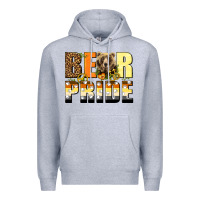 Heather Grey Western Bear Pride LGBTQ+ Premium Hoodie - BundleAndBundleShop