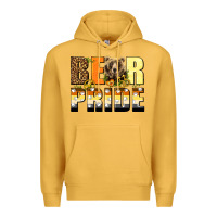 Mustard Western Bear Pride LGBTQ+ Premium Hoodie - BundleAndBundleShop