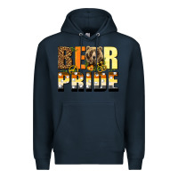Navy Western Bear Pride LGBTQ+ Premium Hoodie - BundleAndBundleShop