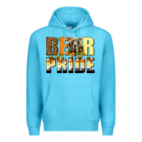 Ocean Blue Western Bear Pride LGBTQ+ Premium Hoodie - BundleAndBundleShop