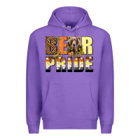 Purple Western Bear Pride LGBTQ+ Premium Hoodie - BundleAndBundleShop