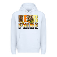 White Western Bear Pride LGBTQ+ Premium Hoodie - BundleAndBundleShop