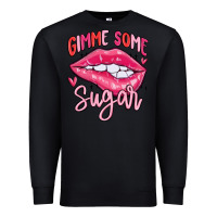 Black gimme some sugar Premium Sweatshirt - MaliasSmallBusiness