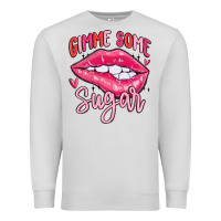 Dove Grey gimme some sugar Premium Sweatshirt - MaliasSmallBusiness