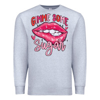 Heather Grey gimme some sugar Premium Sweatshirt - MaliasSmallBusiness