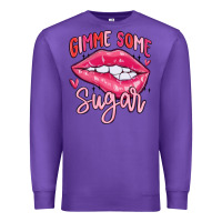 Purple gimme some sugar Premium Sweatshirt - MaliasSmallBusiness