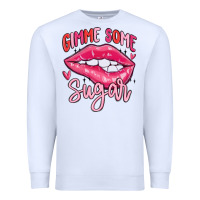 White gimme some sugar Premium Sweatshirt - MaliasSmallBusiness