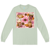 Matcha cafecito y chisme. Long Sleeve Tee - JahusDesignShop