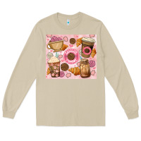 Mushroom cafecito y chisme. Long Sleeve Tee - JahusDesignShop
