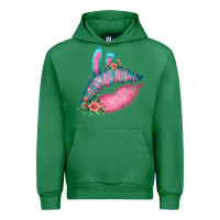 Emerald Eared Turquoise Pink Easter Lips Urban Hoodie - Bettercallsaul