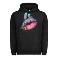 Pigment Black Eared Turquoise Pink Easter Lips Urban Hoodie - Bettercallsaul