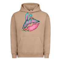 Pigment Burro Eared Turquoise Pink Easter Lips Urban Hoodie - Bettercallsaul