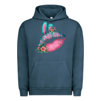 Pigment Midnight Navy Eared Turquoise Pink Easter Lips Urban Hoodie - Bettercallsaul