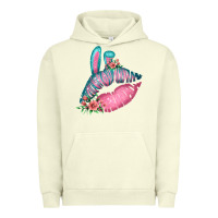 Pigment Pistachio Eared Turquoise Pink Easter Lips Urban Hoodie - Bettercallsaul