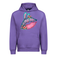 Tulip Eared Turquoise Pink Easter Lips Urban Hoodie - Bettercallsaul