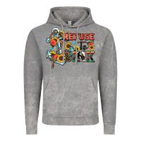 Cloud Rock refuse to sink Vintage Hoodie - Zillion Design Studio