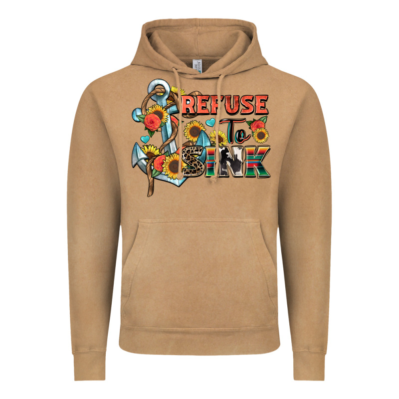 Refuse To Sink Vintage Hoodie by Zillion Design Studio | Teevron