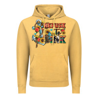 Vintage Mustard refuse to sink Vintage Hoodie - Zillion Design Studio