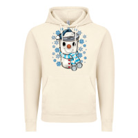 Vintage Artic snowman coffee cup Vintage Hoodie - JahusDesignShop