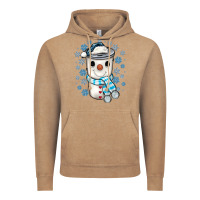 Vintage Coffee snowman coffee cup Vintage Hoodie - JahusDesignShop