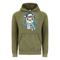 Vintage Olive snowman coffee cup Vintage Hoodie - JahusDesignShop