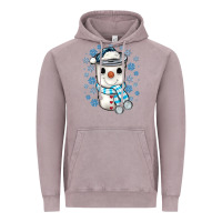 Vintage Zinc snowman coffee cup Vintage Hoodie - JahusDesignShop