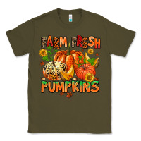 Army Green farm fresh pupkins Classic Tee - AdoDesignShop