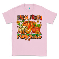Bubblegum Pink farm fresh pupkins Classic Tee - AdoDesignShop
