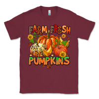 Burgundy farm fresh pupkins Classic Tee - AdoDesignShop