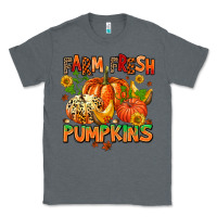 Charcoal Heather farm fresh pupkins Classic Tee - AdoDesignShop