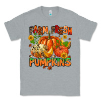 Heather Grey farm fresh pupkins Classic Tee - AdoDesignShop