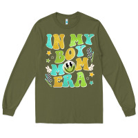 Army Green in my boy mom era Long Sleeve Tee - JahusDesignShop