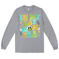 Heather Grey in my boy mom era Long Sleeve Tee - JahusDesignShop