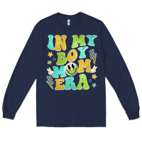 Navy in my boy mom era Long Sleeve Tee - JahusDesignShop