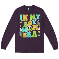 Plum in my boy mom era Long Sleeve Tee - JahusDesignShop