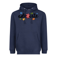 Navy advocate autism Heavyweight Hoodie - MaliasSmallBusiness