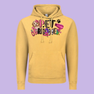 Pet Groomer Vintage Hoodie Designed By Zillion Design Studio