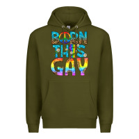 Army Green Western Born This Gay Premium Hoodie - BundleAndBundleShop